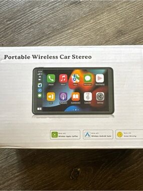 Source Unknown Black Portable Wireless Car Stereo Receiver